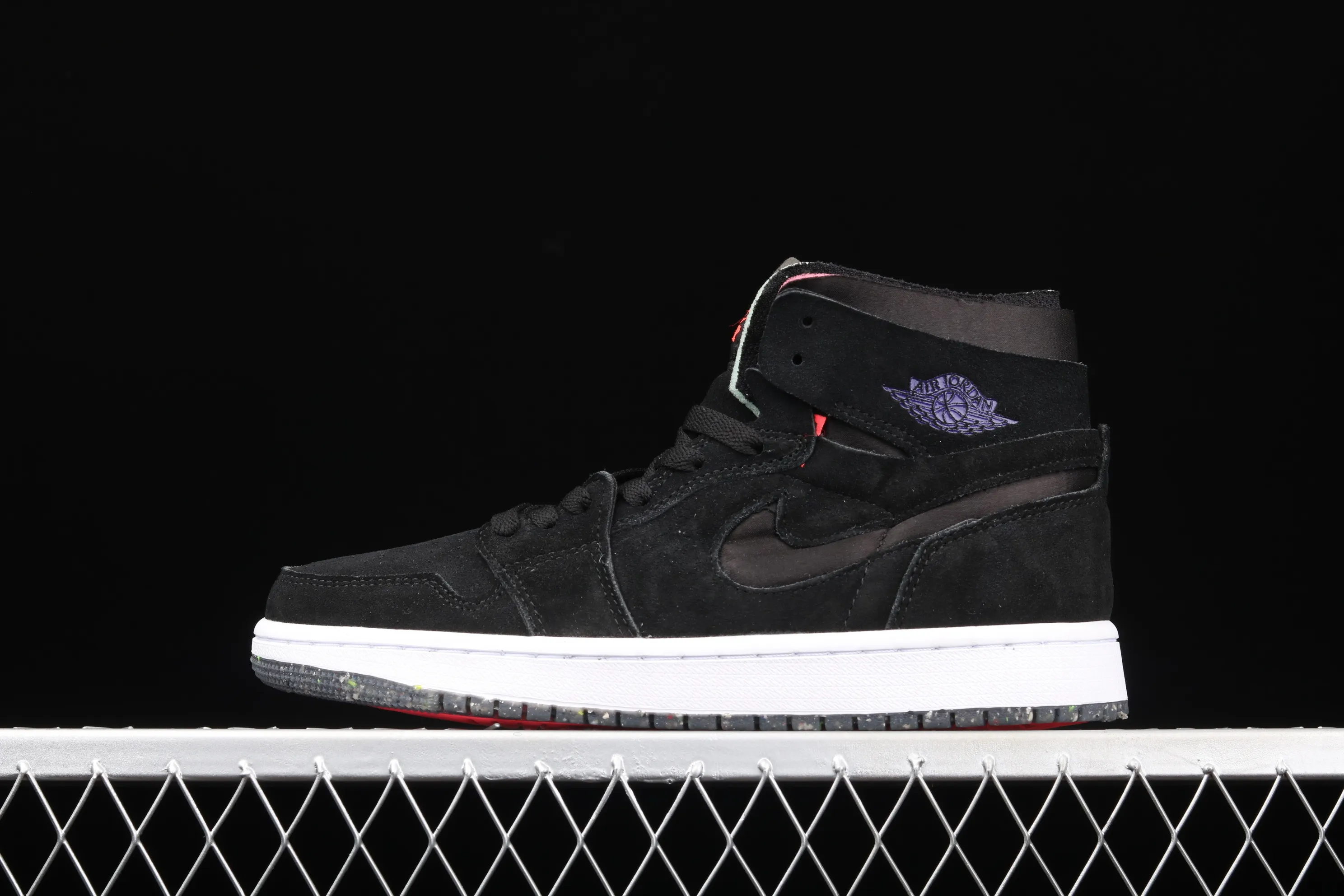 All categories Air Jordan Jordan series basketball shoes Air Jordan 1 High Air Jordan 1 High Zoom "Court Purple" AJ1 Joe 1 League of Legends Black Purple Grape CT0978-005